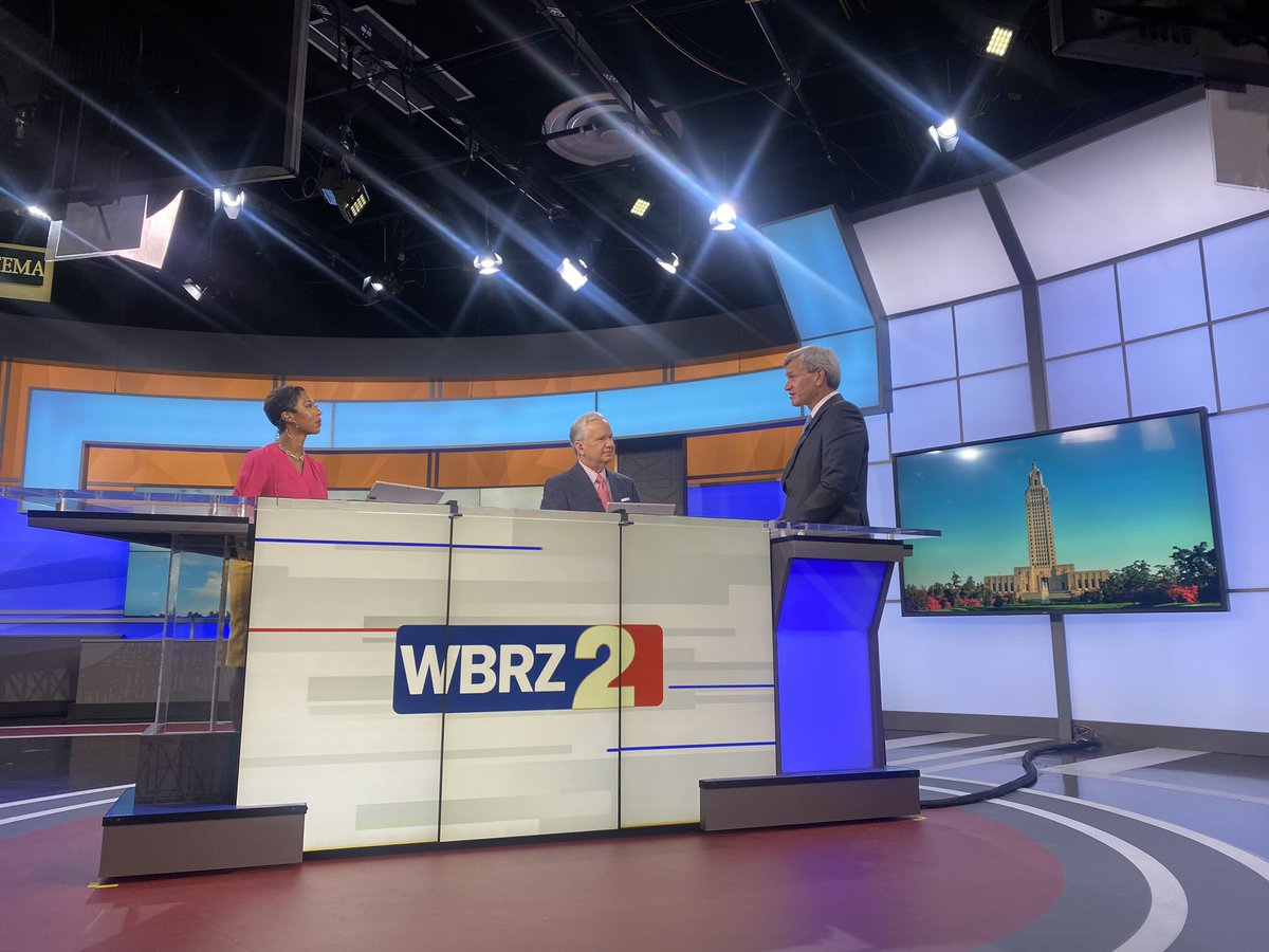 Up early this morning on <a href="/WBRZ/">WBRZ News</a> talking plans for my administration. Thank you for having me!