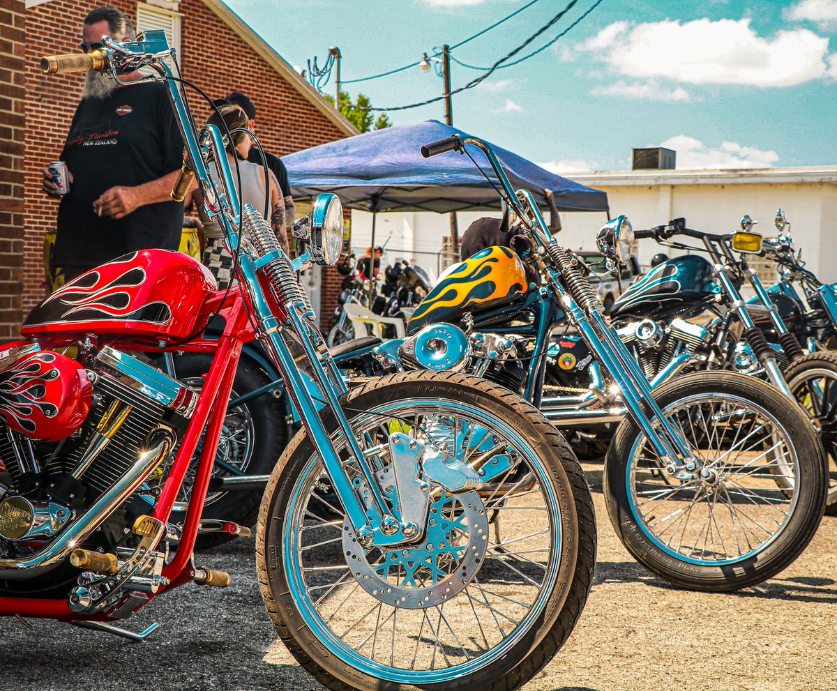 You can't beat flames on a chopper...