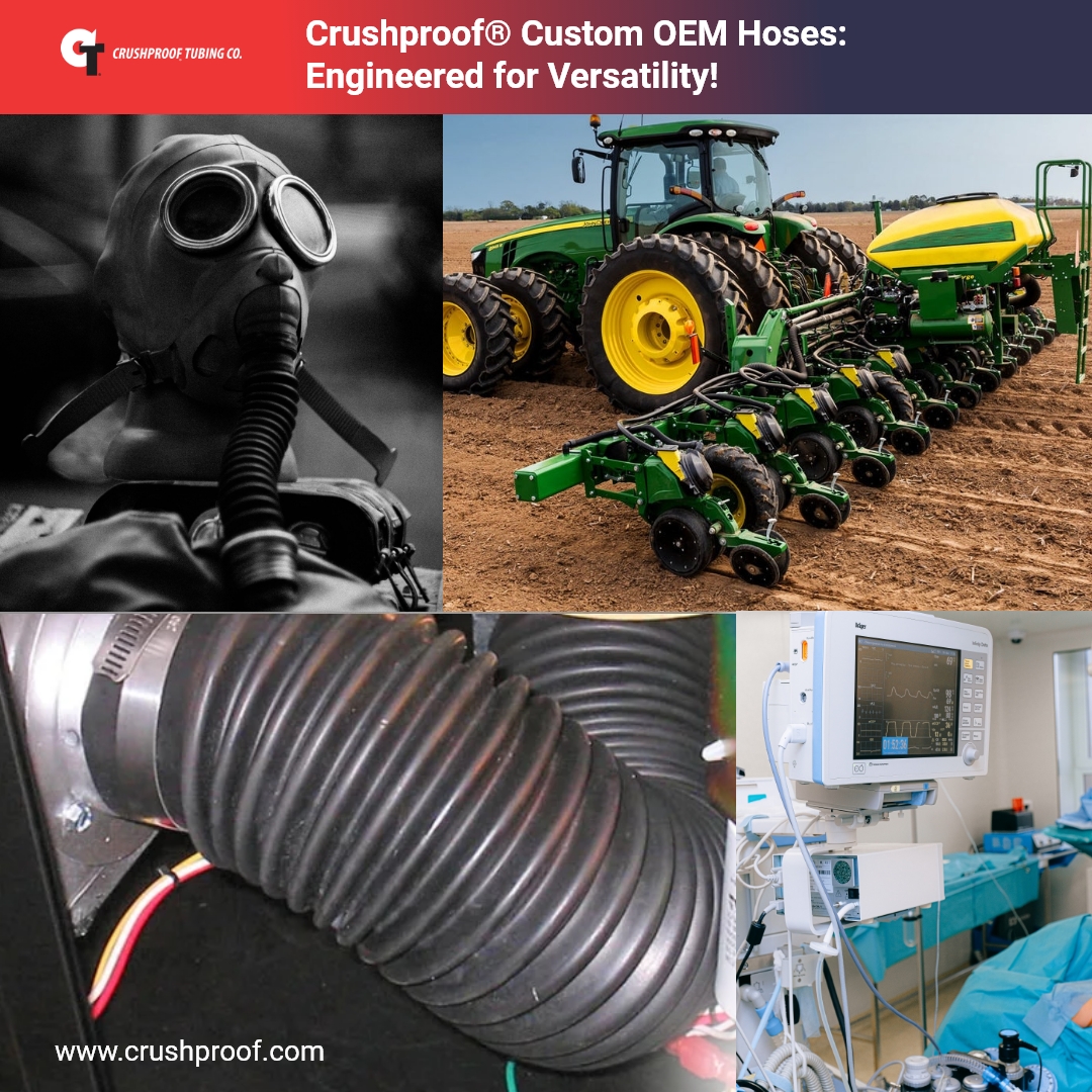 CrushproofC's tweet image. Need custom OEM hoses for your business? Look no further! From air intake to breathing hoses, military to medical tubing – our expert team can design and deliver tailored solutions to meet your requirements.
bit.ly/45RZCJ5
#tubingsolutions #customhoses