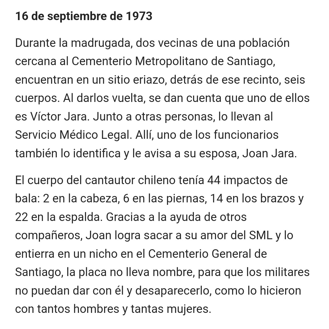 rodrigovega's tweet photo. Así asesinaron a Víctor Jara. Entre los inhumanos, el cobarde que se suicidó  para evitar ir a la cárcel.

Este fue nivel de maldad contra quién pensaba diferente. Esto es el resultado del golpe de Estado y de la dictadura cívico militar posterior.

Todo acreditado judicialmente. https://t.co/mjkKJY0isf