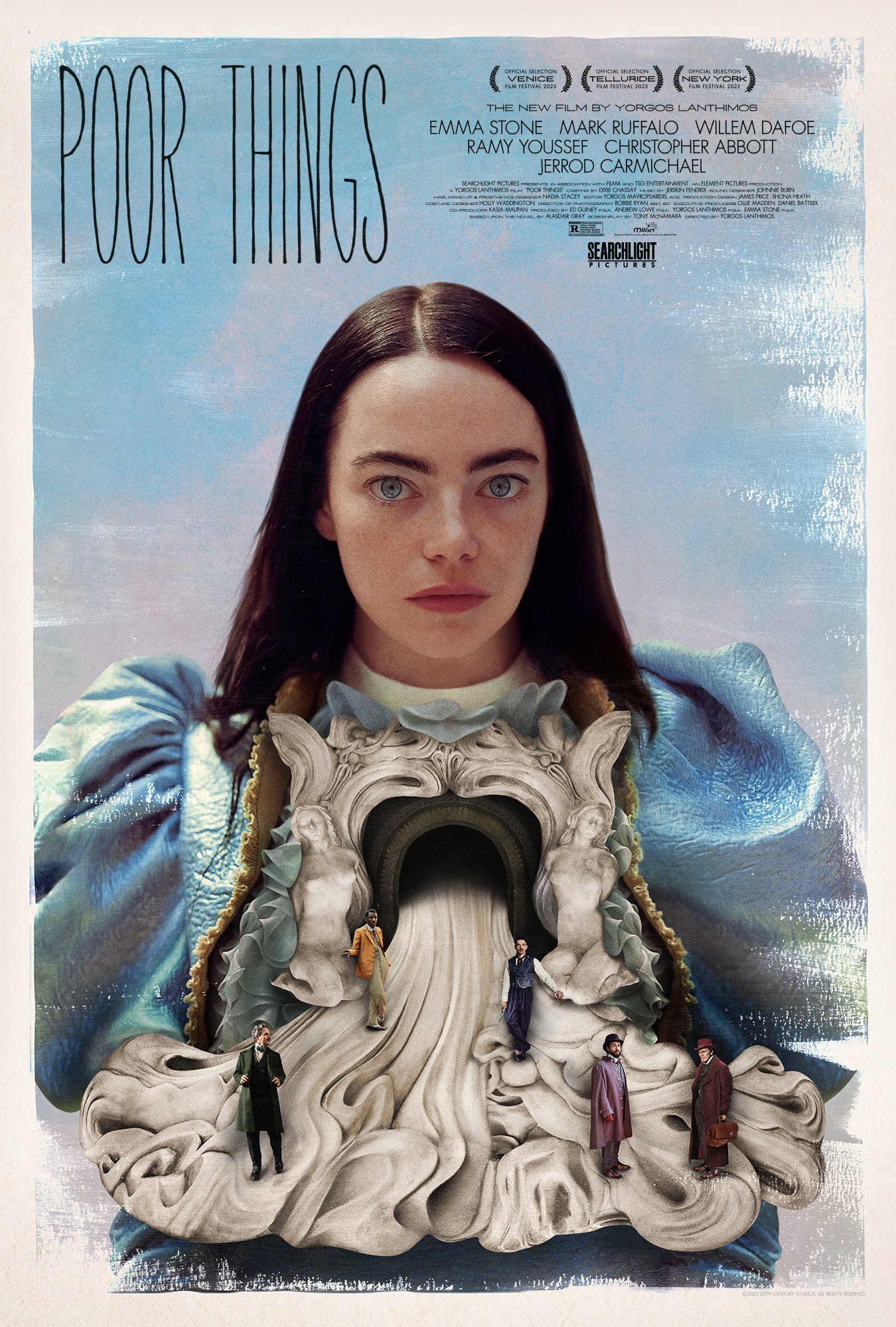 Algemene Poor Things poster met Emma Stone door Yorgos Lanthimos