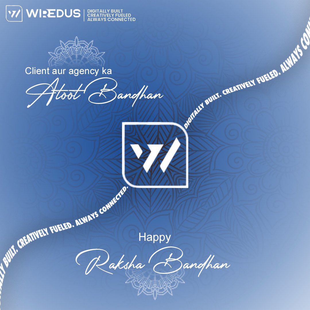 WiredusL's tweet photo. Strengthening bonds, one click at a time! Wiredus wishes you a joyous Raksha Bandhan filled with love and togetherness!
#wiredus #creativelyinspired #digitallyfueled #alwaysconnected #getwired #RakhiLove #rakhi #rakhifestival #rakhshabandhan #happyrakhi #HappyRakshaBandhan https://t.co/GrXeWfVbX0