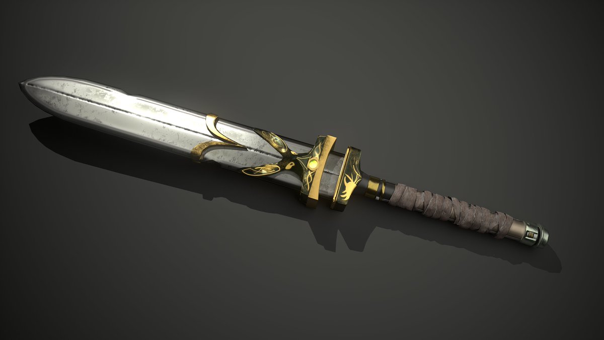 Muy buenas, quería compartir por aquí mi nuevo trabajito de modelado y texturizado 3D. Os dejo el link por si queréis profundizar en el proyecto ^^.

artstation.com/artwork/EvJGkK

Implementación en Unreal: youtube.com/watch?v=c22eJZ…