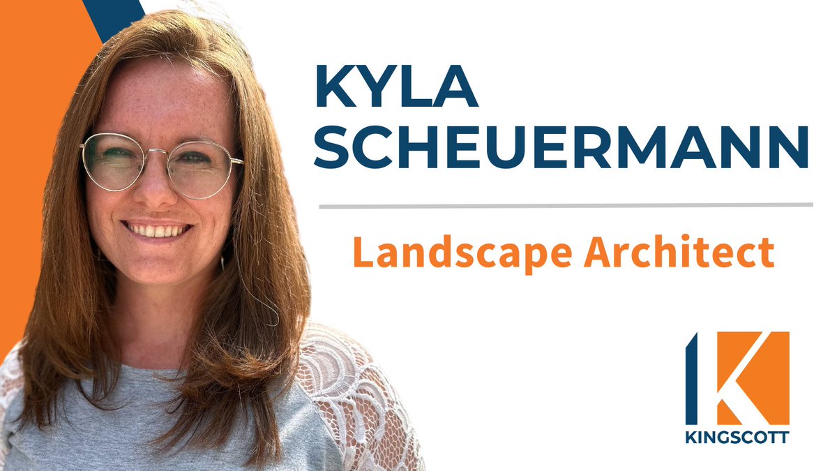 We have exciting news! #Kingscott is expanding our site design group! We are thrilled to introduce Landscape Architect, Kyla Scheuermann, who will help lead comprehensive site planning and design.

Visit our website to read the full news release: kingscott.com/news/kingscott…