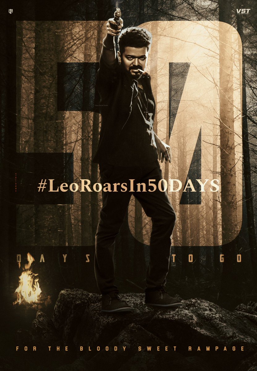ActorVijayUniv's tweet photo. From Some star’s Audio Launch to Some Star’s Pre- Release event #LEO gets the Biggest Claps and Cheer from the Crowd Whenever the Name is Mentioned🦁🔥 

Most Hyped Film Of Kwood Is Incoming 🕺🔥

 #LeoRoarsIn50DAYS https://t.co/3LwKX4HnMS