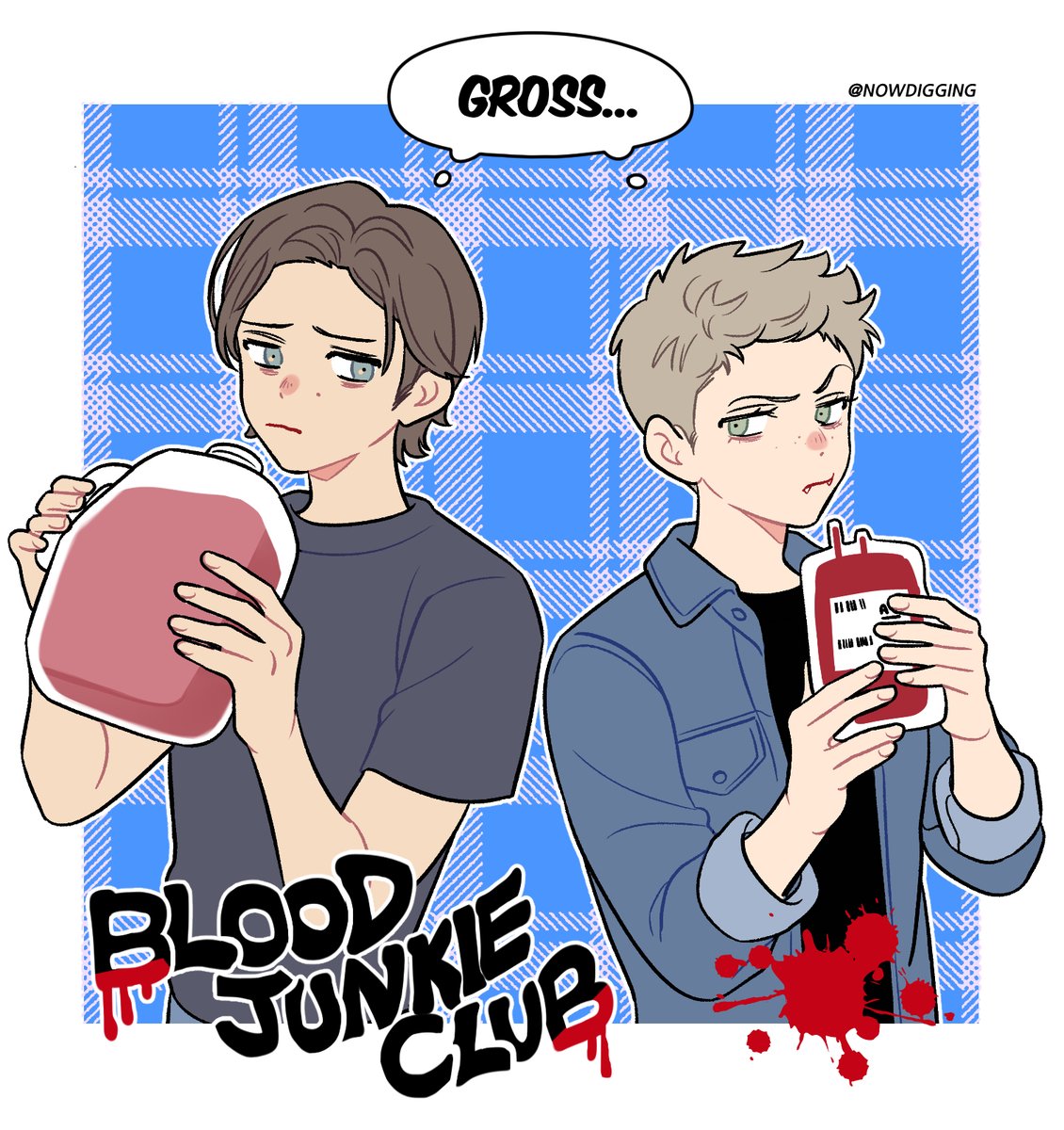 nowdigging's tweet image. Demon Blood Junkie Sam &amp;amp; Vamp Dean