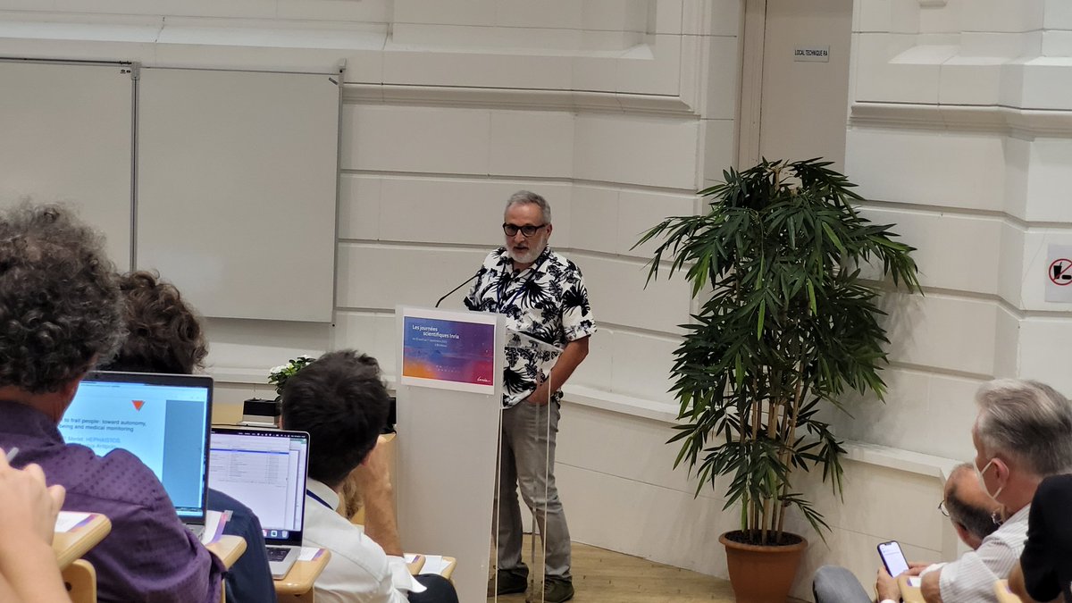 Comment développer des solutions pour et avec des personnes en situation de #handicap ? 
Roger Pissard-Gibollet nous répond ! <a href="/hli_inria/">humanlab-inria</a> #JSI2023 👥
