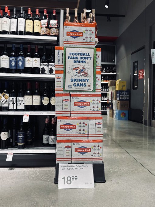 Our retail team is next level. Store displays nationwide are on 🔥.    NFL season is around the corner