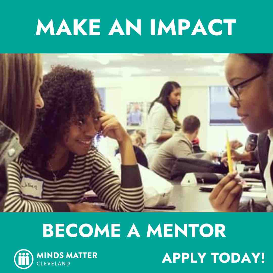 Make your mark by becoming a mentor! Minds Matter Cleveland is seeking dedicated volunteers to empower high school students on their journey to college. Your guidance and support can shape their future. Join us today and help unlock their potential. #VolunteerCommunity