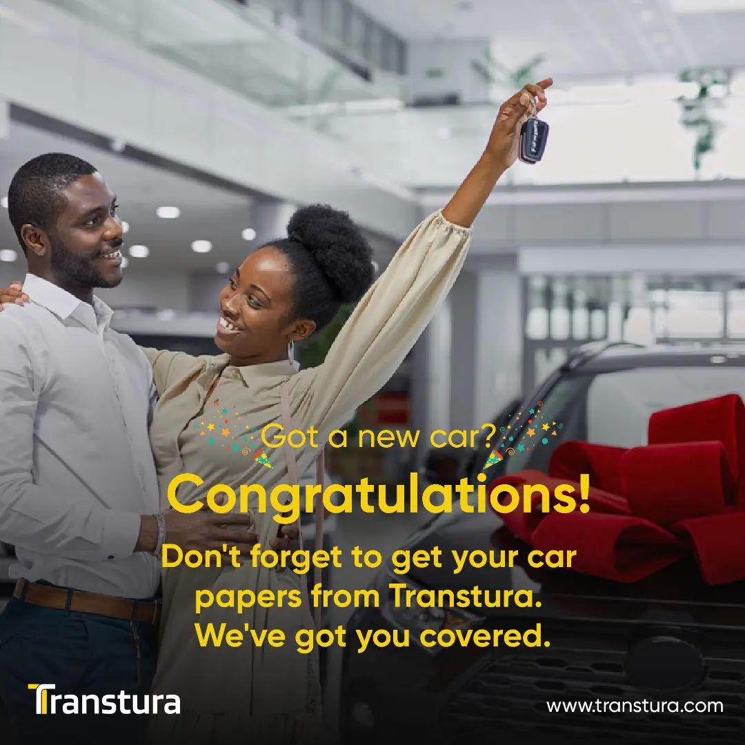 transtura's tweet image. New Car, New Adventures! 🚗✨ Ensure a smooth ride with Transtura. Get your car papers hassle-free, because we've got you covered! 📑🔐 #CarPapers #WorryFreeDriving