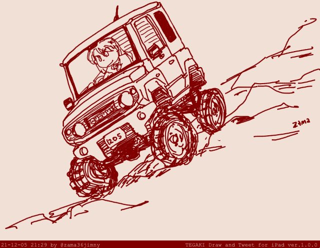 「#これを見た人が好きな揚げ物を教えてくれるアゲ物?車高、、、 」|zama36のイラスト