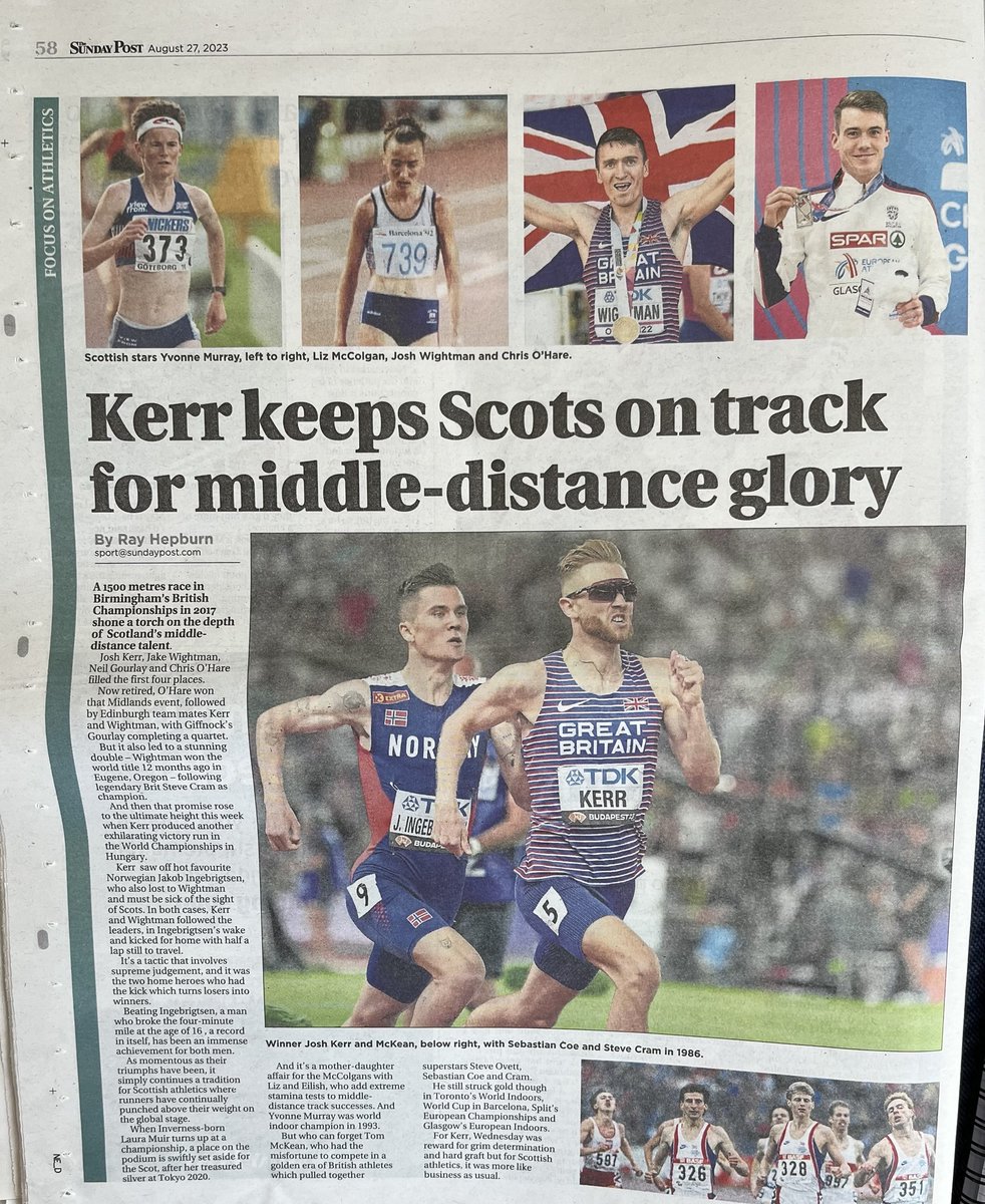 scottishathletics (@scotathletics) on Twitter photo MEDIA COVERAGE
#SALtogether
We're still enjoying focus on top Scots - here's <a href="/Sunday_Post/">The Sunday Post</a> drawing line between past and present iconic athletes
<a href="/joshk97/">Josh Kerr</a> <a href="/JakeSWightman/">Jake Wightman</a> <a href="/Lizmccolgan/">liz mccolgan</a> <a href="/chrisohare1500/">Chris O'Hare</a>
Great to see!
<a href="/Redblaes/">Hugh MacDonald</a> <a href="/ArnoldBlack1/">Arnold Black</a> <a href="/leslie_roy1/">Leslie Roy</a> <a href="/SusanEgelstaff/">Susan Egelstaff</a> @jonnythegreek MEDIA COVERAGE
#SALtogether
We're still enjoying focus on top Scots - here's <a href="/Sunday_Post/">The Sunday Post</a> drawing line between past and present iconic athletes
<a href="/joshk97/">Josh Kerr</a> <a href="/JakeSWightman/">Jake Wightman</a> <a href="/Lizmccolgan/">liz mccolgan</a> <a href="/chrisohare1500/">Chris O'Hare</a>
Great to see!
<a href="/Redblaes/">Hugh MacDonald</a> <a href="/ArnoldBlack1/">Arnold Black</a> <a href="/leslie_roy1/">Leslie Roy</a> <a href="/SusanEgelstaff/">Susan Egelstaff</a> @jonnythegreek