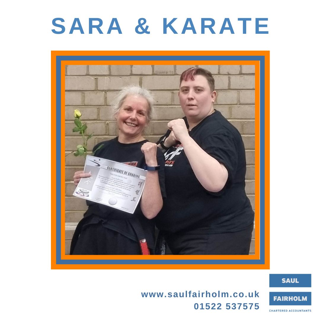 Below is Sara receiving her provisional 4th Dan certificate in karate with Jo Copeland (Sara's instructor).🥋

The rose she received is a rose of gratitude, to give to someone who has helped and supported her.

Read the full story here: saulfairholm.co.uk/uncategorized/…