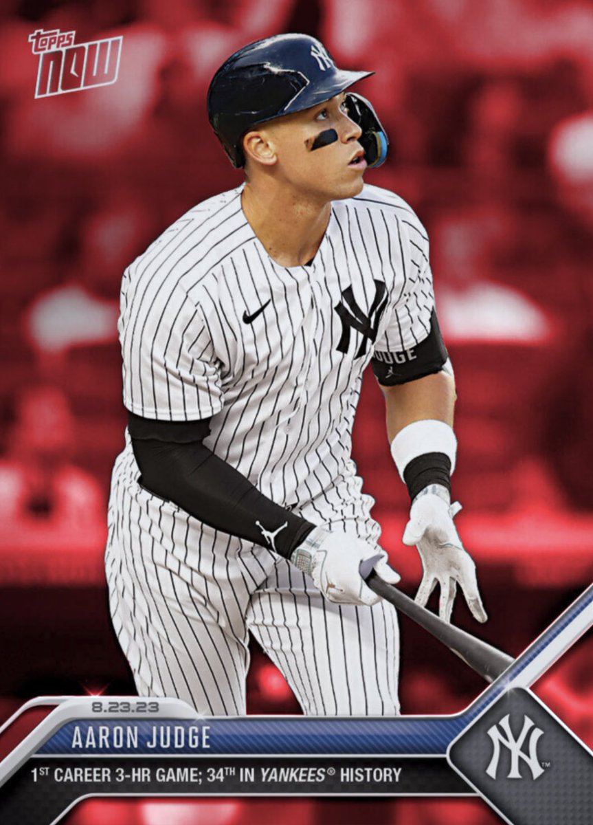 Aaron Judge. #mlb #topps #baseball #toppsnow23 #yankees #aaronjudge #allrise #repbx #august23