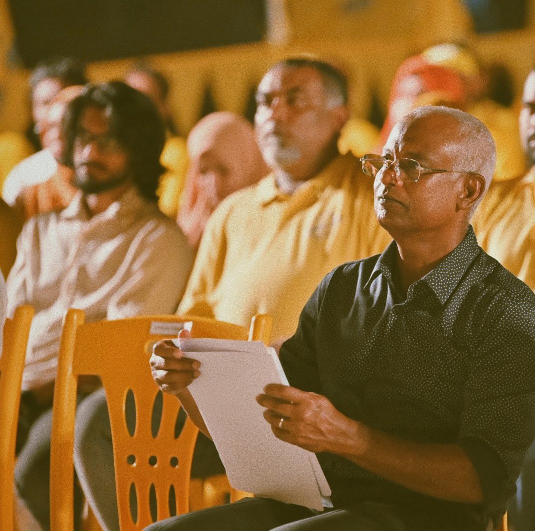 MekhaelMohamed's tweet photo. Traveled with Raees Ibu to 18 islands of Th & L atoll. The widespread support across the islands for his re-election indicates love and trust for the current administration. Grateful for the opportunity to travel and be a part of his team for this #CoolCampaign journey. From what I’ve witnessed, Raees surely deserves a shout-out for his tireless energy during the three day trip!
#UfaaveriAmaanRaajje
#IbuAslam2023