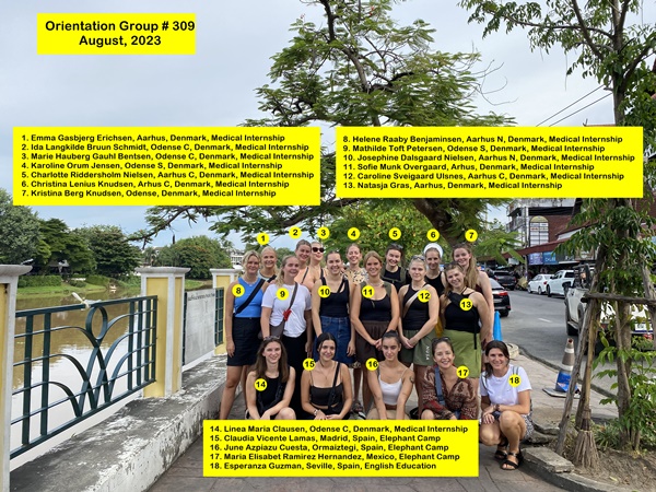 Presenting Chiang Mai, Thailand Volunteer and Intern Group 309! Eighteen new Volunteers and Interns from Spain, Denmark, and Mexico!
For more info on our programs:
volunteerthailand.org
#friendsforasia #volunteerthailand #volunteerchiangmai #medicalinternship