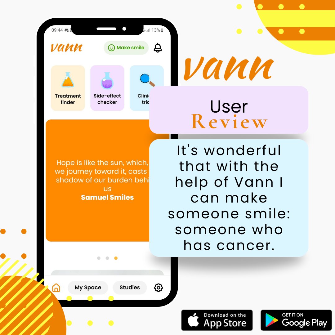 🎗Another one of our reviews! All the feedback is taken into account and you can help shape our app! 💕
Download Vann free today! 📝
📱 #iOS: lnkd.in/exrxd5fp
📱 #Android: lnkd.in/emJ4FZSz