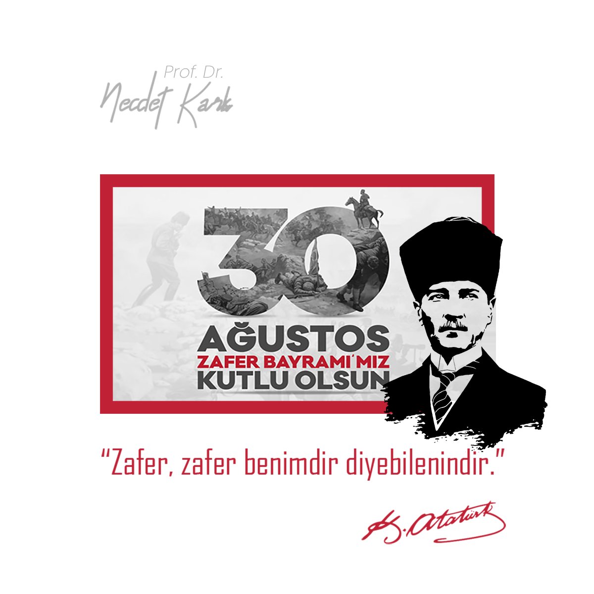 profnecdetkarli's tweet photo. 30 Ağustos Zafer Bayramımız Kutlu Olsun! 

#30agustos #30agustoszaferbayramı #30ağustoszaferbayrami #zaferbayrami #30ağustoszaferbayramımız #profdrnecdetkarlı #profdrnecdetkarli #bursa https://t.co/nIDbC5hgAN