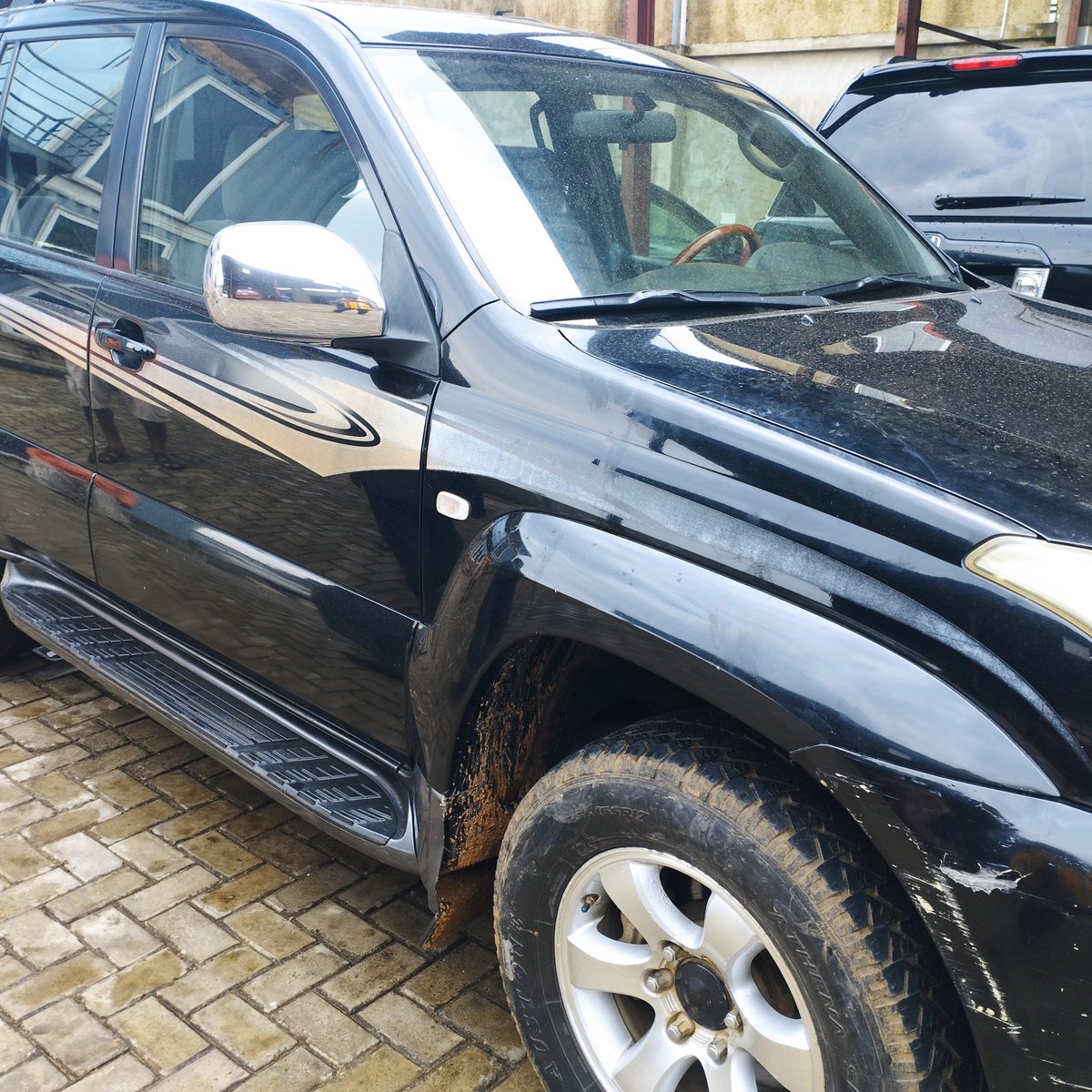 GAVI AFRICA LIMITED, Before Photos of a Full Overhaul on this LandcruiserPrado (Body & Paint, Mechanical (Front & Rear Suspension).