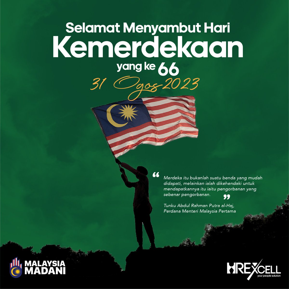ExcellHr's tweet photo. Notis Penutupan Pejabat bersempena Hari Kebangsaan Malaysia.🏡

- Tarikh tutup: 31hb Ogos 2023 (Khamis)
-  Off Day : 2hb Sept 2023 (Sabtu)
-  Rest Day : 3hb Sept 2023 (Ahad)
- Tarikh beroperasi semula: 4hb Sept 2023 ( Isnin)

Sekian, Terima Kasih. https://t.co/9B8NrXKjR9