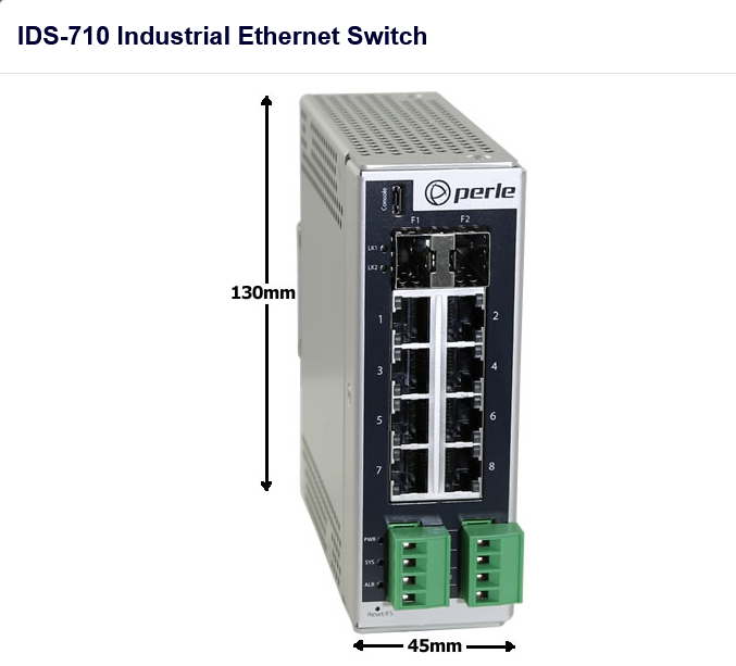 infotimeless's tweet photo. Perle IDS-710HP PoE (100W) 10-porttinen hallittava Gigabit Ethernet-kytkin. @PerleSystemsInc https://t.co/aqUhFiebFo https://t.co/Wa964vgux9