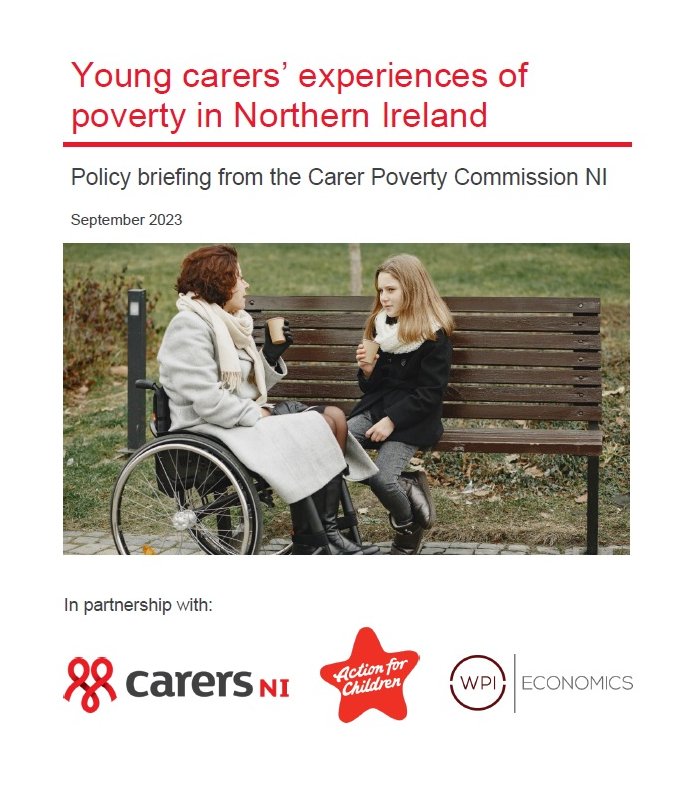 Looking forward to publishing the latest Carer Poverty Commission NI research on 4 September, which will examine young carers' experiences of poverty in Northern Ireland. Keep your eyes peeled on the @CarersNI page on Monday morning!