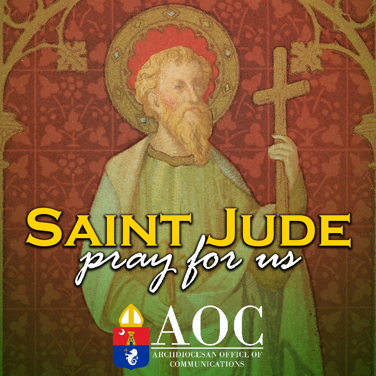 Saint Jude, pray for us...

#RCAM #AOC
#ArchdioceseOfManila