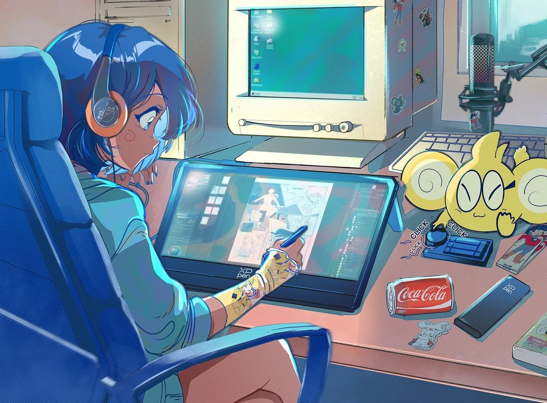 xppen_anz's tweet photo. 📸Sharing this lovely illustration with you!!!
🎨 Created by Diego @notperera, a manga illustrator and retro anime artist.👨
✏️From the new series #ArtistPro2nd
#xppenanz #digitalart #drawingtablet #digitalillustration https://t.co/jHm2SnV5vn