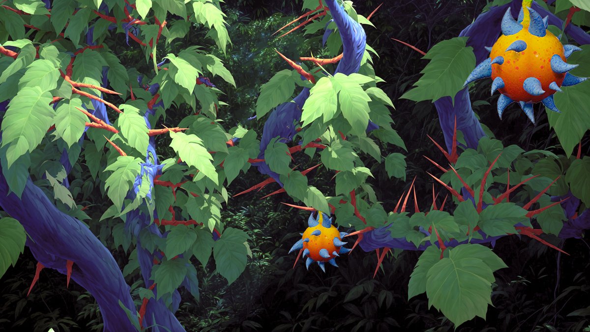 WispWhispers's tweet image. Everything&apos;s trying to gobble you up, poke you, blow you sky high, or give you a sneaky trip. Take the &apos;Bomberries&apos; for example – they&apos;re delicious, but they&apos;ve got a blast if they overindulge

#indiedev #newgame #gamedev #indiegame #videogames #games #newgame #yoniversia