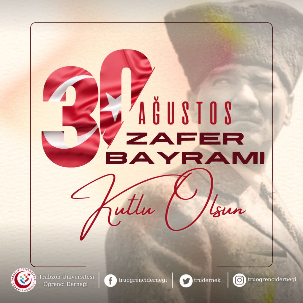 trudernek's tweet photo. 30 Ağustos Zafer Bayramımız Kutlu Olsun! 🇹🇷

@yagizozsalih1 https://t.co/FfSaZm5qmh