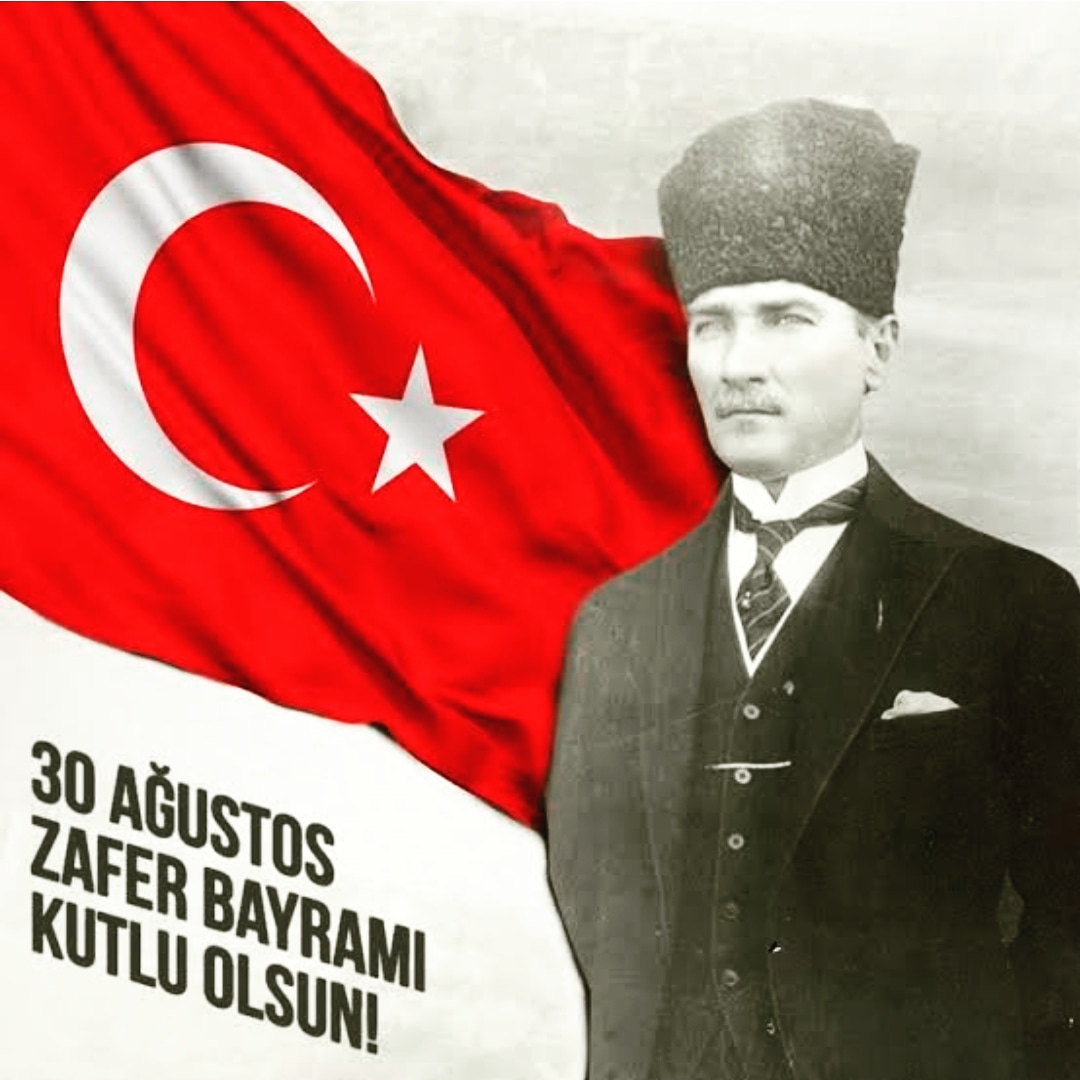 30 Ağustos Zafer Bayramımız kutlu olsun Atatürk, silah arkadaşları ve aziz şehitlerimizi rahmet ve minnetle anıyoruz