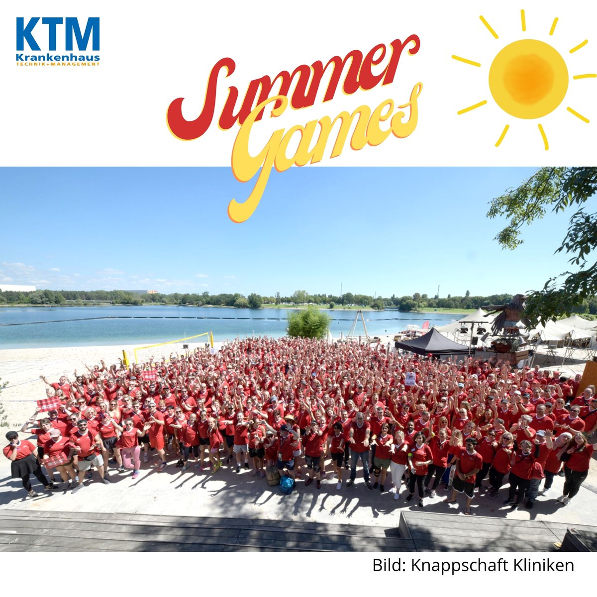 Knappschaft SummerGames 2023 in Köln am Fühlinger See. 
ktm-journal.de/news/summergam…
#summergames2023 #knappschaftkliniken #denksport #wertschätzung #kliniken #fühlingersee #köln @KKliniken