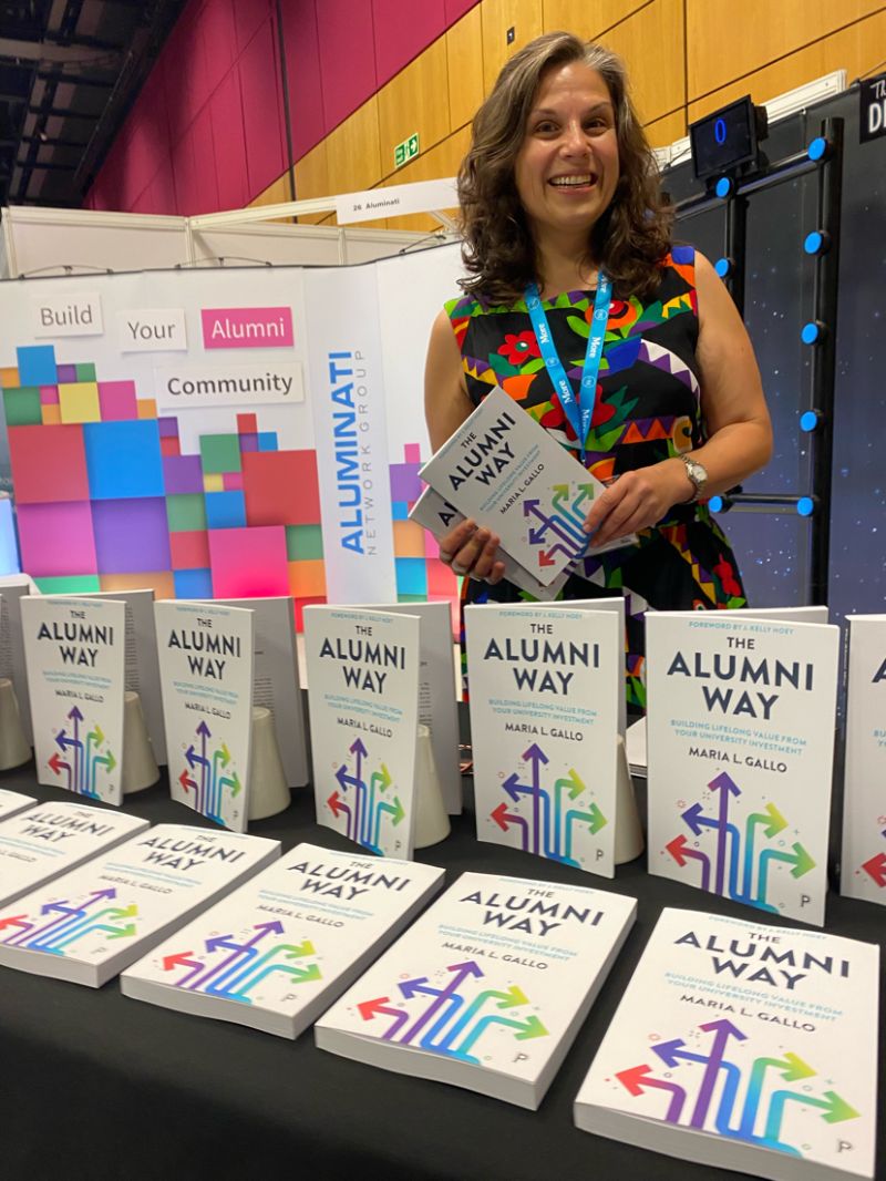 Join us at the Aluminati booth at #ceac23 today. We’re joined by our friend and special guest Maria Gallo who will be signing copies of her book, The Alumni Way. Book signing will be at 10:30am and 12:15pm See you there! #ceac23 #edinburgh