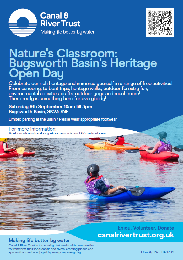 CRTNorthWest's tweet photo. Come and help us celebrate our #Bugsworth Basinโs Heritage Day on Saturday, 9 September & immerse yourself in a range of free activities! https://t.co/63tq7wzCoB @HighPeakBC @Buxton_News @WhaleyBCanal @WhaleyChronicle https://t.co/M0qHuvf1r8
