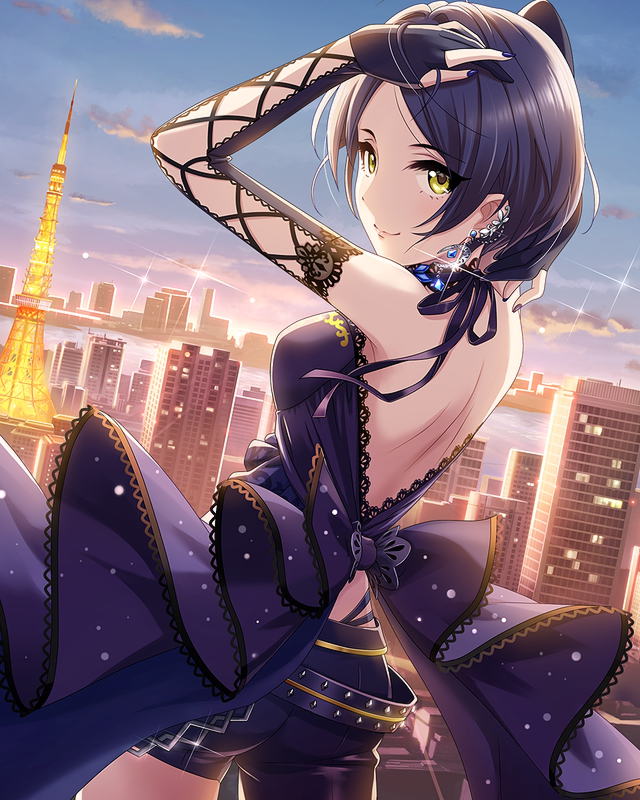 背中で魅せる構図に弱いかもしれない 