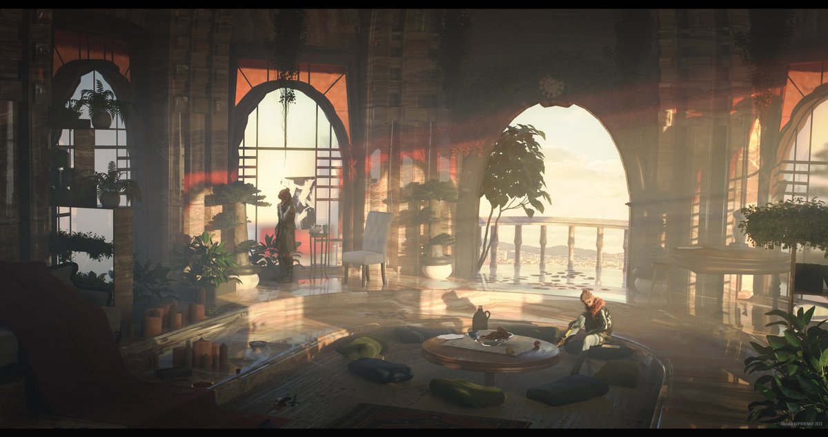 "Shattered Moments"
Full resolution on my artstation page
artstation.com/ksenya
Inner studio practice.
<a href="/MoonTribeStudio/">Moon Tribe 🇺🇦</a>

#conceptart #conceptartist #illustration #gamedev #gameart #3dart