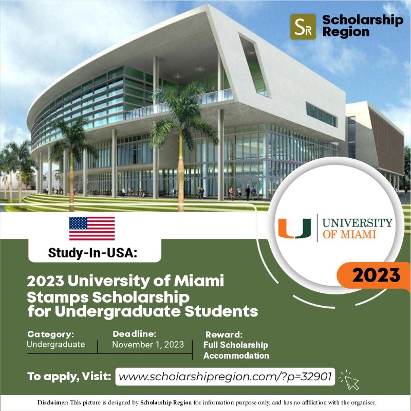 scholarsregion's tweet photo. List Of Ongoing Scholarships For You in USA

• 2023 University of Miami Stamps Scholarship

• 2023 Boston University Trustee Scholarship

• 2023 Texas Tech University Scholarship

• 2024 University of Idaho Scholarships

APPLY NOW⤵️