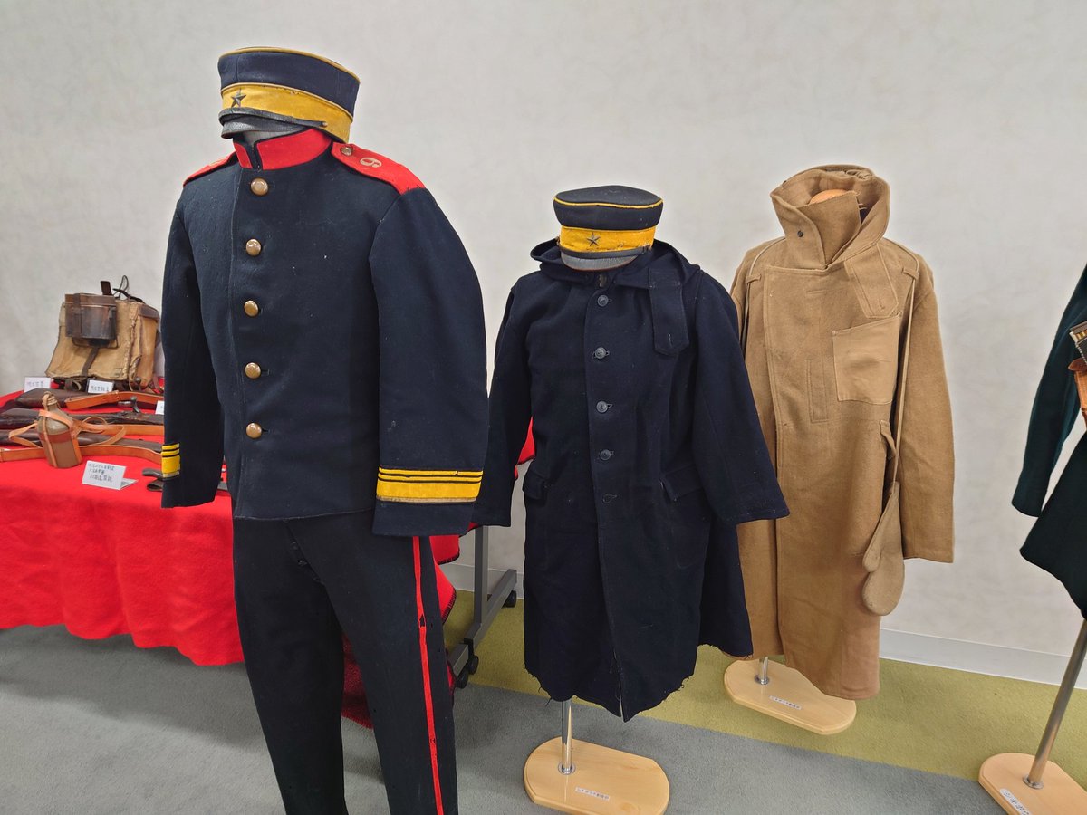 もうすぐなので改めて宣伝します。 明治陸軍の軍装品展示やります