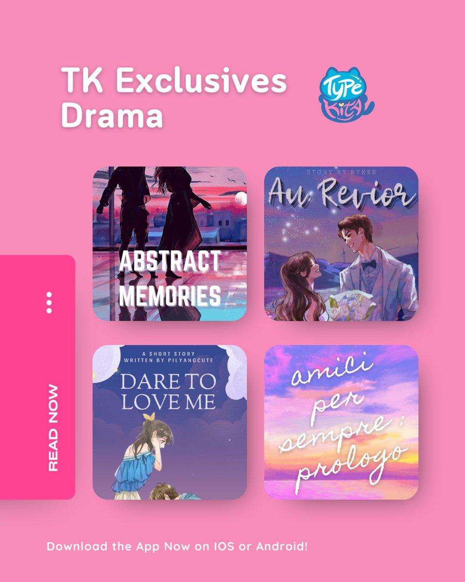 TypeKitaPH's tweet photo. Get ready to be totally hooked with this TypeKita Drama selection as it has a rollercoaster of feelings ready for you to dive into! Get into the story and baka bukas niyo na mabitawan ang phones niyo! π
#TypeKitaPH #KwentoForAll https://t.co/EZLYk9AitW