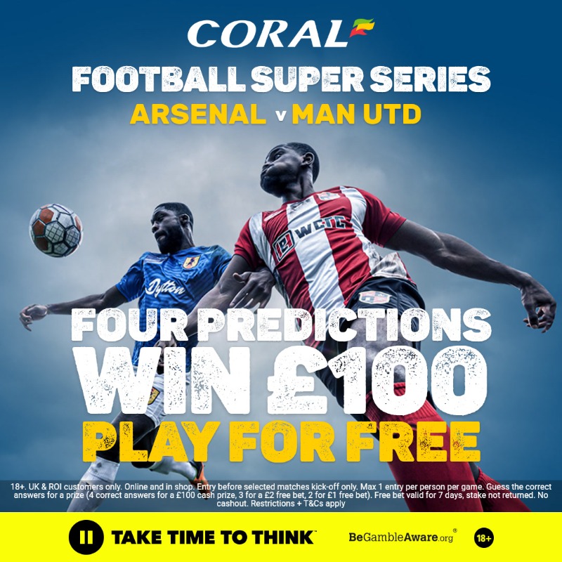 Coral Football Super Series Tips Win 25k Jackpot Weekly Prizes