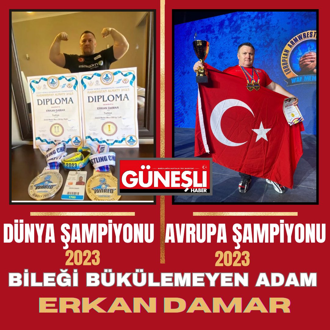 BİLEĞİ BÜKÜLEMEYEN ADAM ERKAN DAMAR DÜNYA ŞAMPİYONU OLDU 
Bağcılar'ın evladı Erkan Damar başarılara doymuyor. Sayısız Avrupa Şampiyonluğu, Dünya Şampiyonluğu ve onlarca şampiyon yetiştiren Erkan Damar Dünya Şampiyonu oldu. <a href="/OA_BAK/">Dr. Osman Aşkın Bak</a> <a href="/RTErdogan/">Recep Tayyip Erdoğan</a> <a href="/dbdevletbahceli/">Devlet Bahçeli</a> <a href="/abdullahozdemir/">Abdullah Özdemir</a>