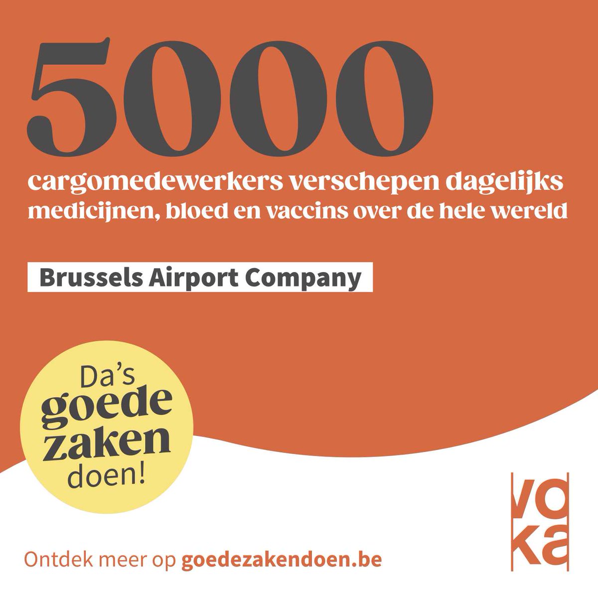 BrusselsAirport's tweet image. Beyond passengers, #brusselsairport drives regional development &amp;amp; efficient supply chains. 🌐 A global cargo hub for essentials like #pharmaceuticals &amp;amp; #perishables. Our 5,000 cargo colleagues make a difference every day. 👏 @vokavzw #goedezaken