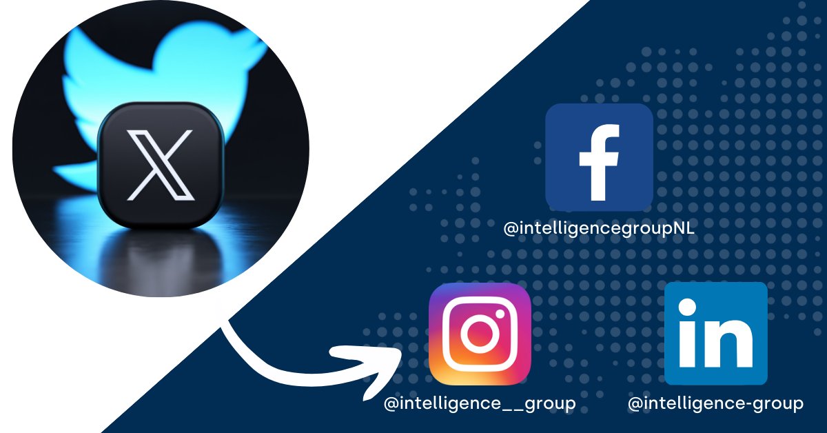 We hebben besloten om geen gebruik meer te maken van ons Twitter/X-account. Je kunt ons volgen via Instagram, LinkedIn of Facebook:
instagram.com/intelligence__…

linkedin.com/company/intell…

facebook.com/IntelligenceGr…