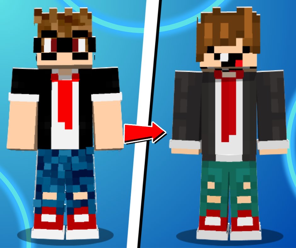 Chegou a hora de dar um #upgrade na sua skin do Minecraft! 💥✨ Transforme sua aparência no jogo com nossos serviços de remodelagem. 💪💅 Por apenas R$9,99, vou dar um novo visual à sua skin atual. 👀👕 e também posso criar uma skin do zero por apenas R$14,99.