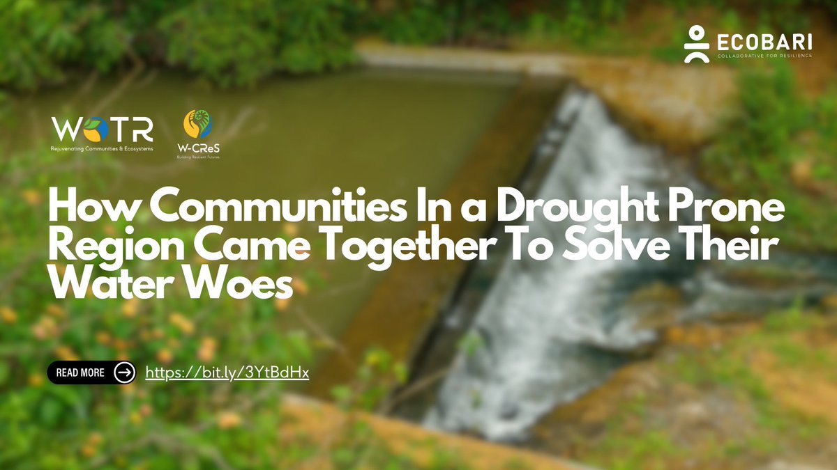 ECOBARI_Collab's tweet image. 📢Check out  @WOTRIndia’s - our Promoter &amp;amp; Convenor - metamorphic work on community-led #WatershedDevelopment as a part of Ecosystem-based Adaptation project in 75 villages of Jalna District, MH 🌍🌳

#WOTR4Development #EbA #RuralDevelopment #NbS #SDGs #GenerationRestoration