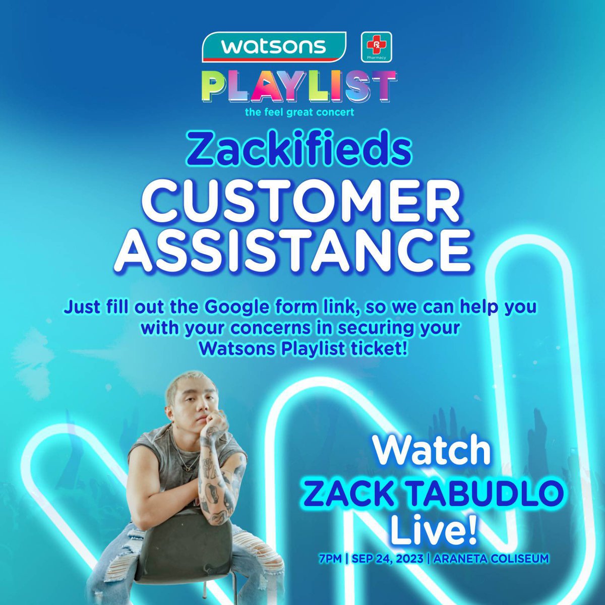 ZackifiedsPH's tweet image. 📲 ...ring, Hello Zackifieds!

Have questions about your tickets? Watsons is here to help! Fill out this form and our customer service team will get back to you.

Fill out Google Form: forms.gle/fnQR7oJR1tdgAd…

@WatsonsPH #WatsonsPlaylist #SwitchAndSave