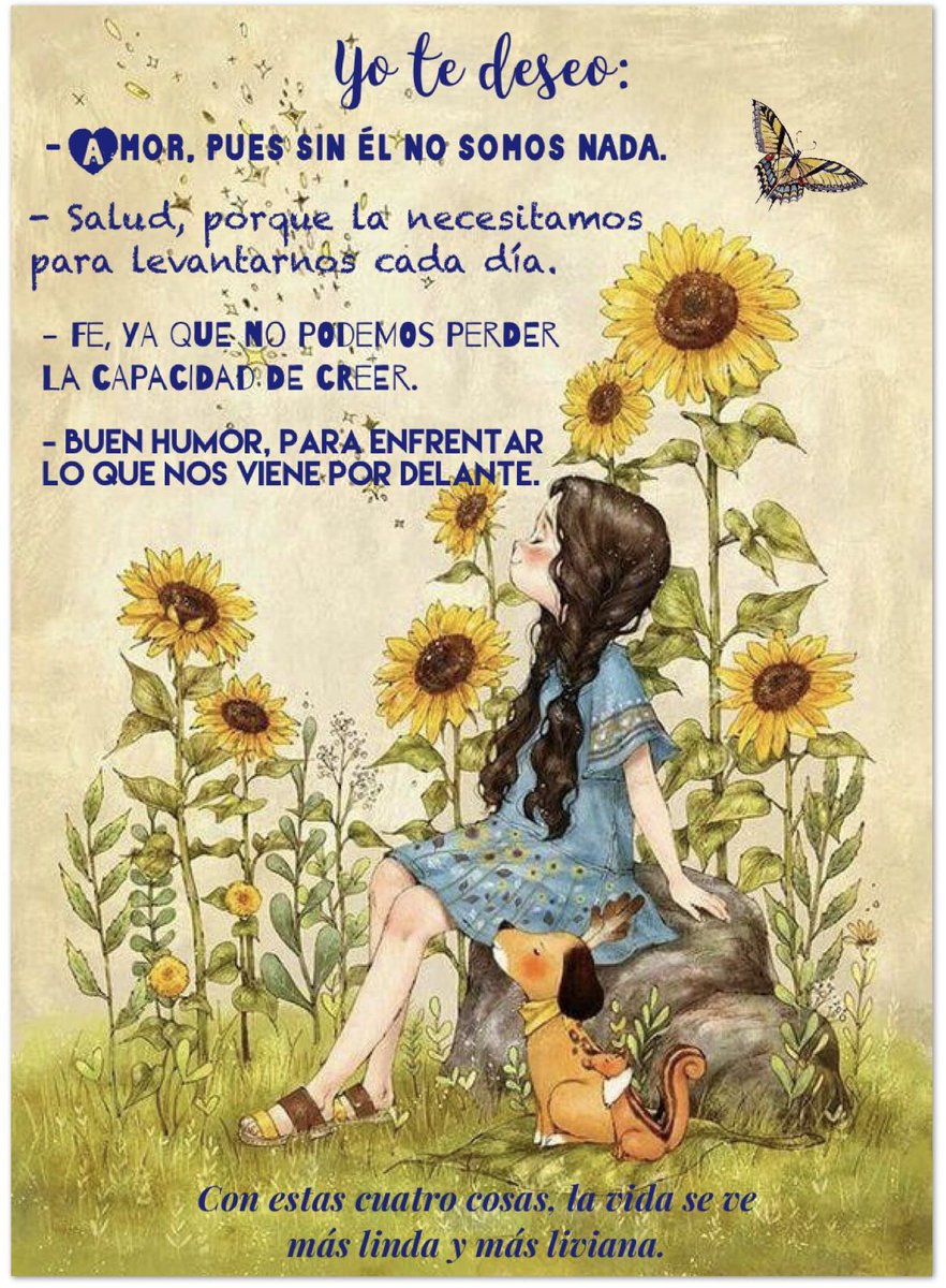 TitaFuenmayor's tweet photo. @UnAgroUrbano Buenos días Raúl 🙏 #CreerEnTíMismo teniendo confianza en tí mismo vas a
superar cualquier reto,nada
te detendrá.#MuchaFe...
Muy buen mensaje 👌👏 https://t.co/yfJ4FAyYRc