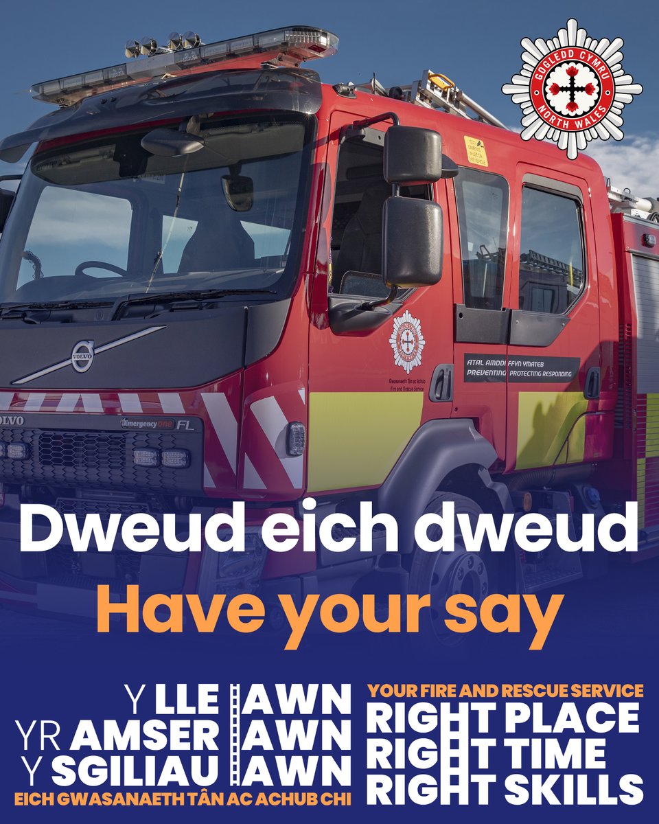 PRESS RELEASE It's now approaching half way through our public consultation to gather feedback from those who live, work and travel in the region about the provision of future of emergency cover in North Wales. Read more: ow.ly/tbjw50PFOCZ