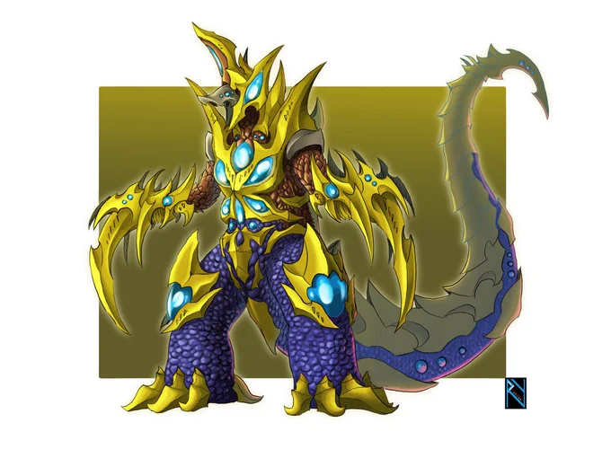 ニュージェネガイア的なのその6招来体第1号【コッヴ「C.O.V(Cosmic Organism Vanguard )」】です。能力とかは続きに↓#ウルトラマンガイア#怪獣#ULTRAMAN 