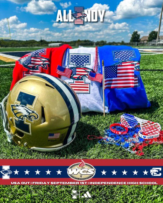 wcsIHSmarketing's tweet photo. New merch alert at Eagles’ Landing! USA out Sept. 1st! We have everything you need to be ready! #AllIndy #Indy20 #USA #OLH https://t.co/XA1lESaYAo